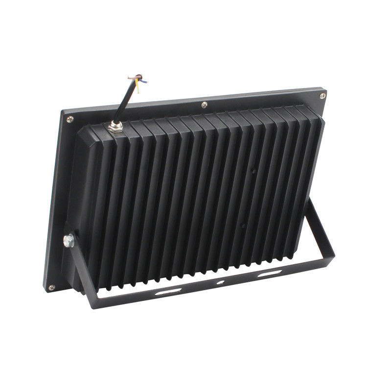 High Lumen Outdoor LED Flood Lights 30W 50W 80W Backside Gearbox