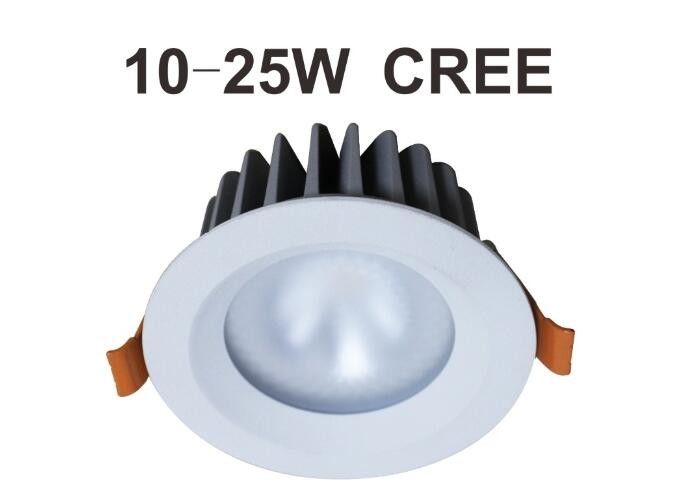 Energy - Saving 80Ra LED Recessed Downlight For Museum / Library 45 Degree Beam Angle